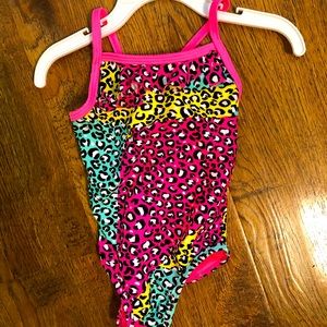 Brand new leopard toddler swimsuit